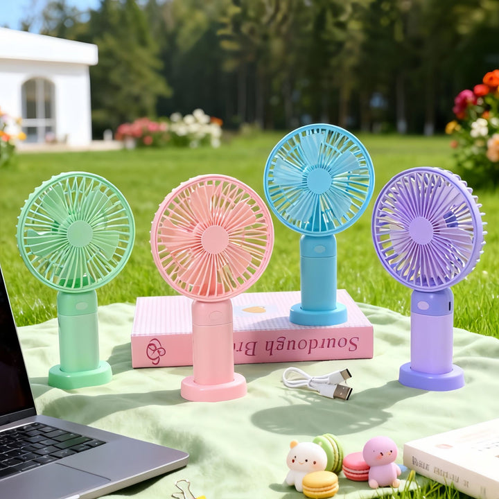 Women's Portable Table Fan with Flexible Head and USB Connection Kalsten
