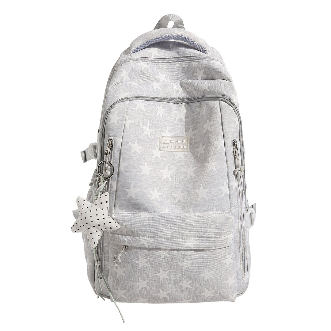 Trendy Star-Print School Backpack Kalsten