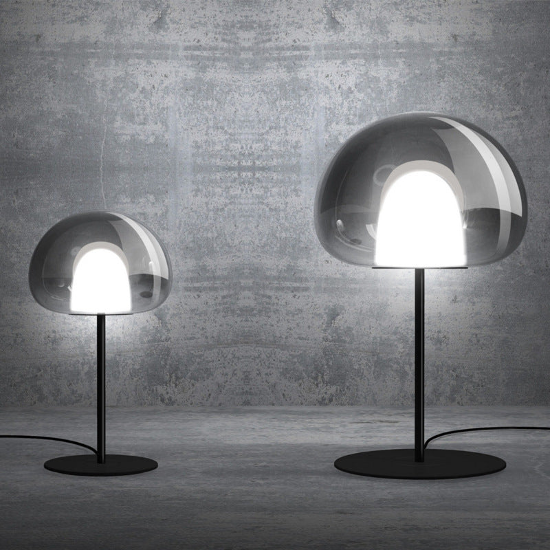 Modern Transparent Glass Table Lamp
