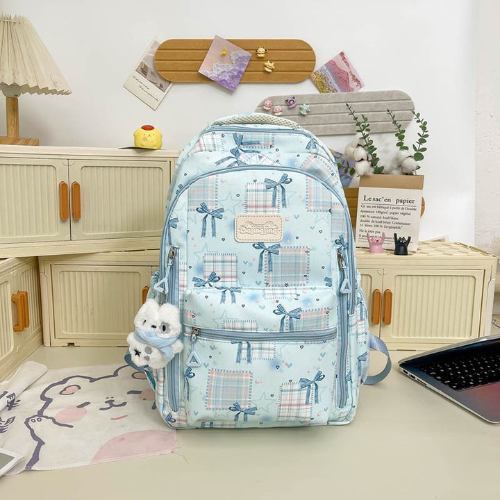Cute Graphic Print School Backpack Kalsten