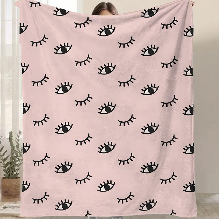 Artistic Patterned Throw Blanket
