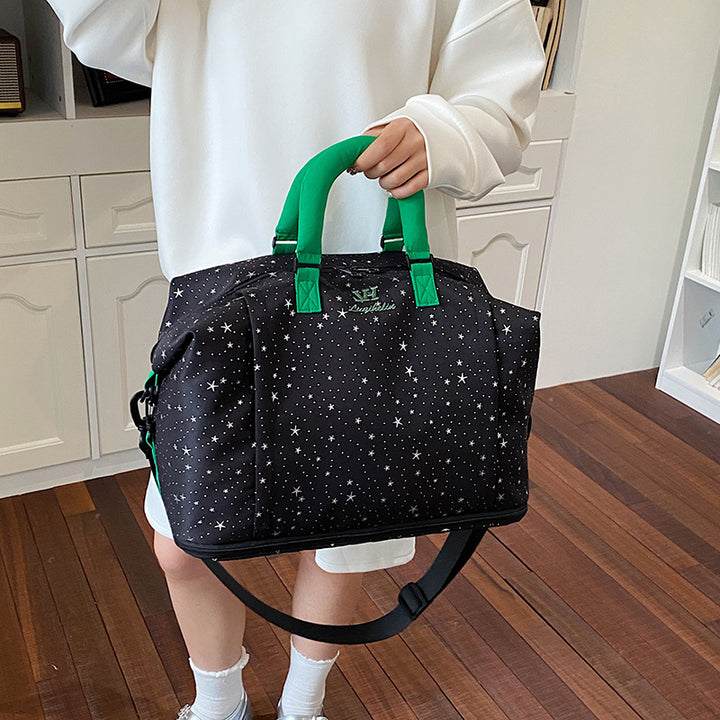 Stylish Star-Print Weekender Bag Kalsten
