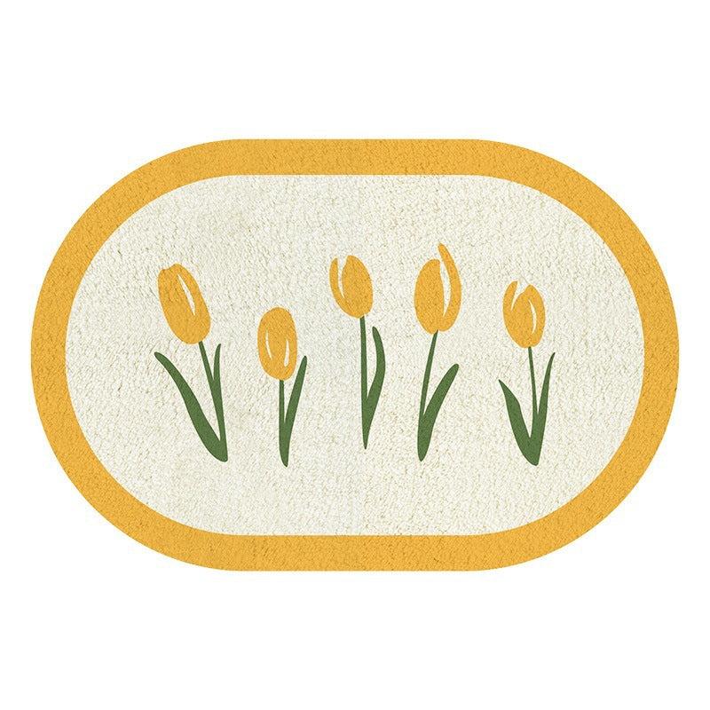 Floral Decorative Area Mat