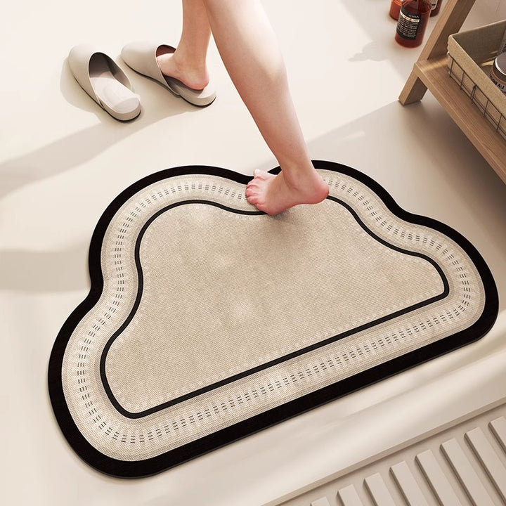 Luxurious Half-Moon Entry Mat