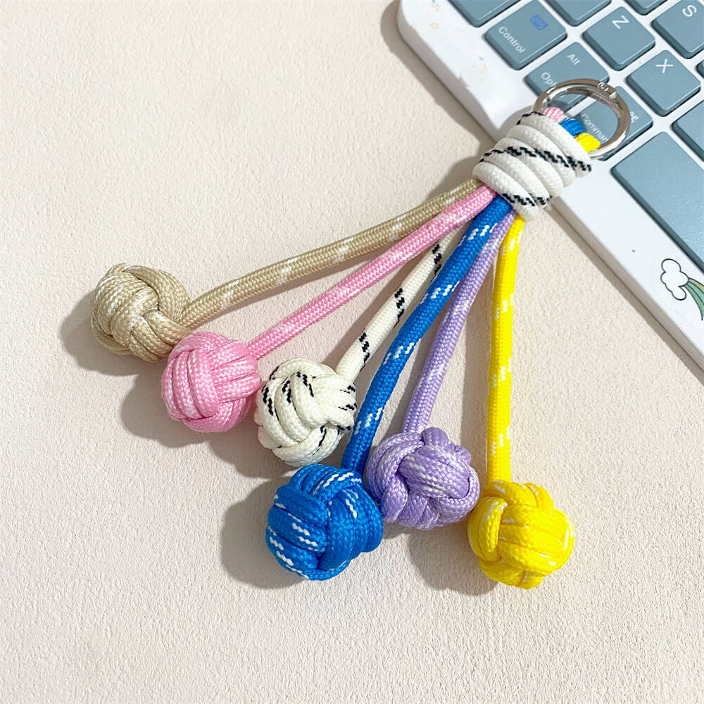 Colorful Knot Decor Keychain kalsten