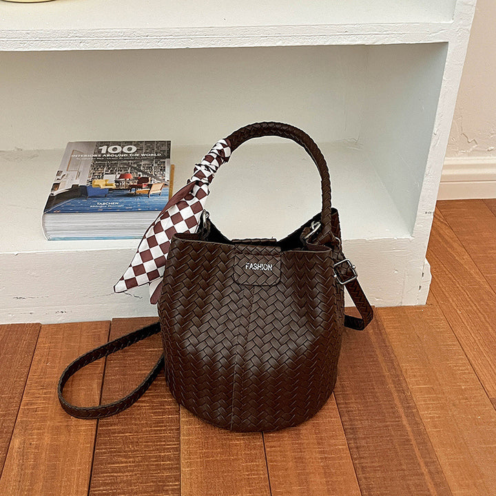 Woven Bucket Handbag