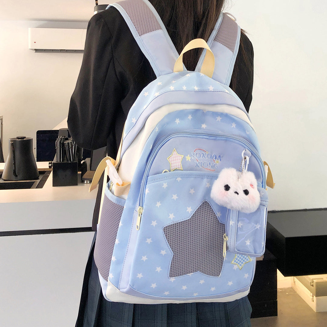 Cute Star-Print Backpack Kalsten