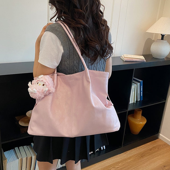 Luxurious Faux Leather Tote Bag