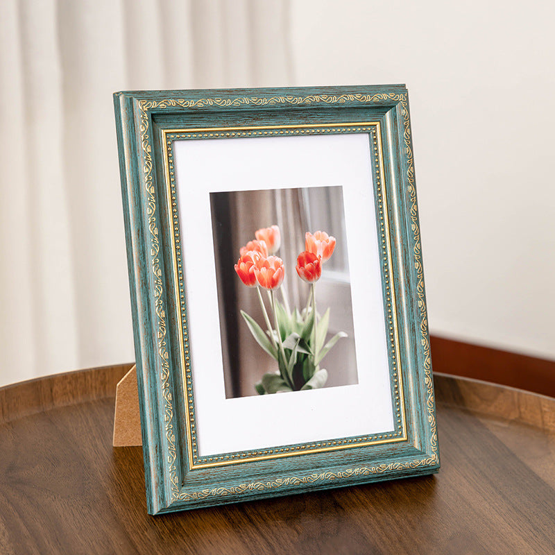 Rustic Wooden Photo Frame for Home Decor