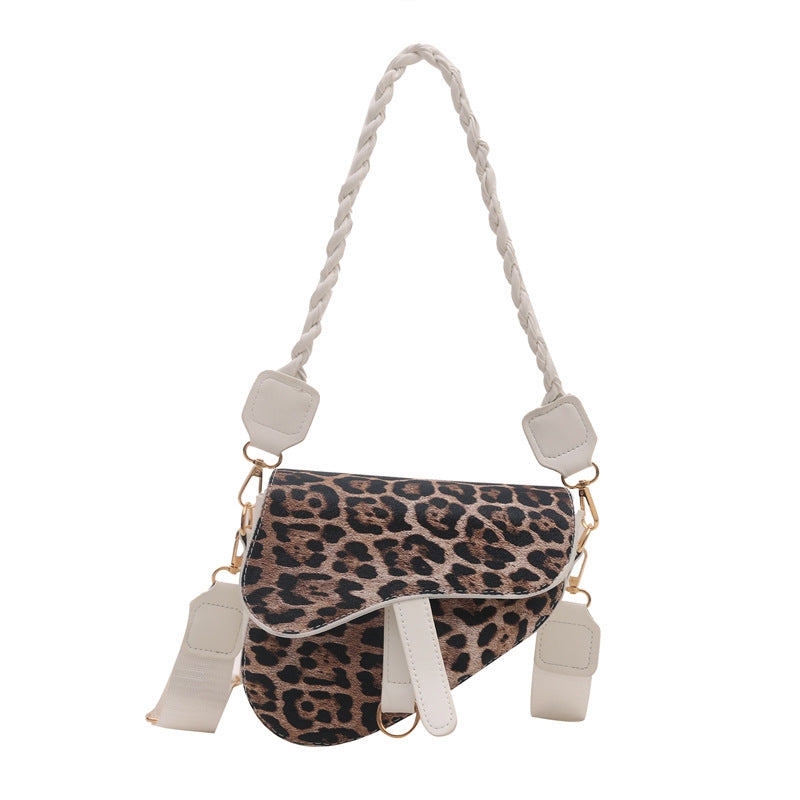 Leopard Print Crossbody Bag