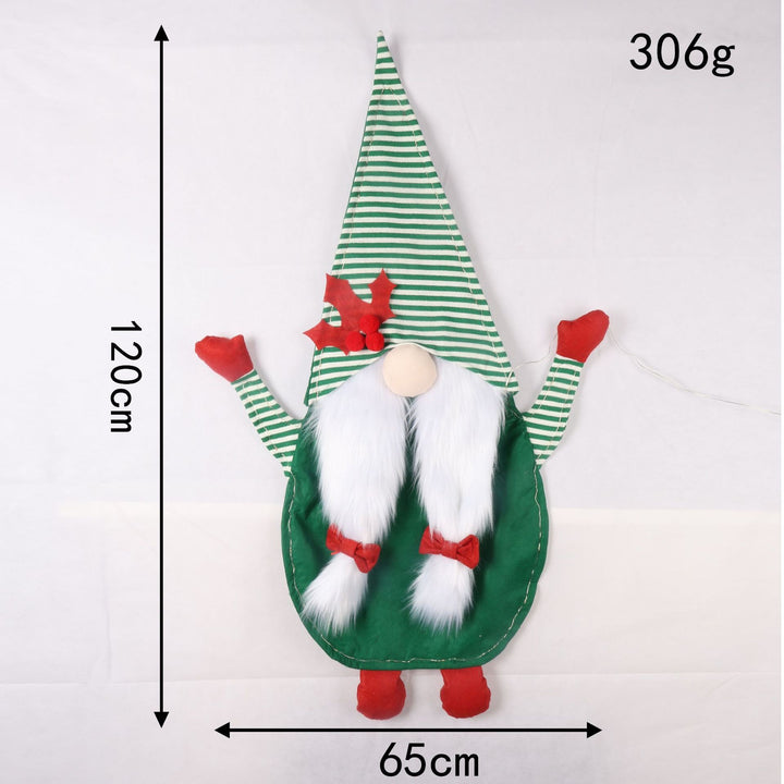 Decorative Santa Claus door decoration with lights