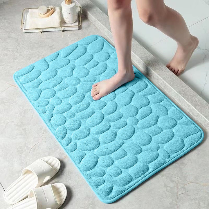 Textured Pebble Bath Mat