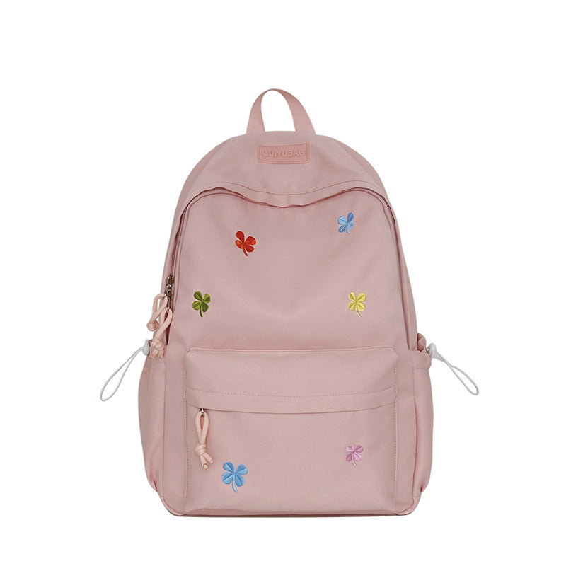 Floral Embroidered Casual Backpack Kalsten 1791205343