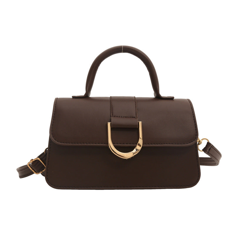 Elegant Structured Handheld Satchel