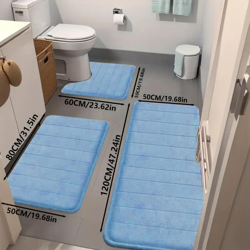 Bathroom Mat Set Kalsten