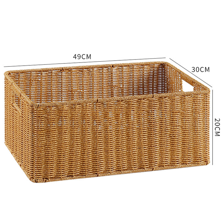 Rectangular Woven Storage Basket Kalsten