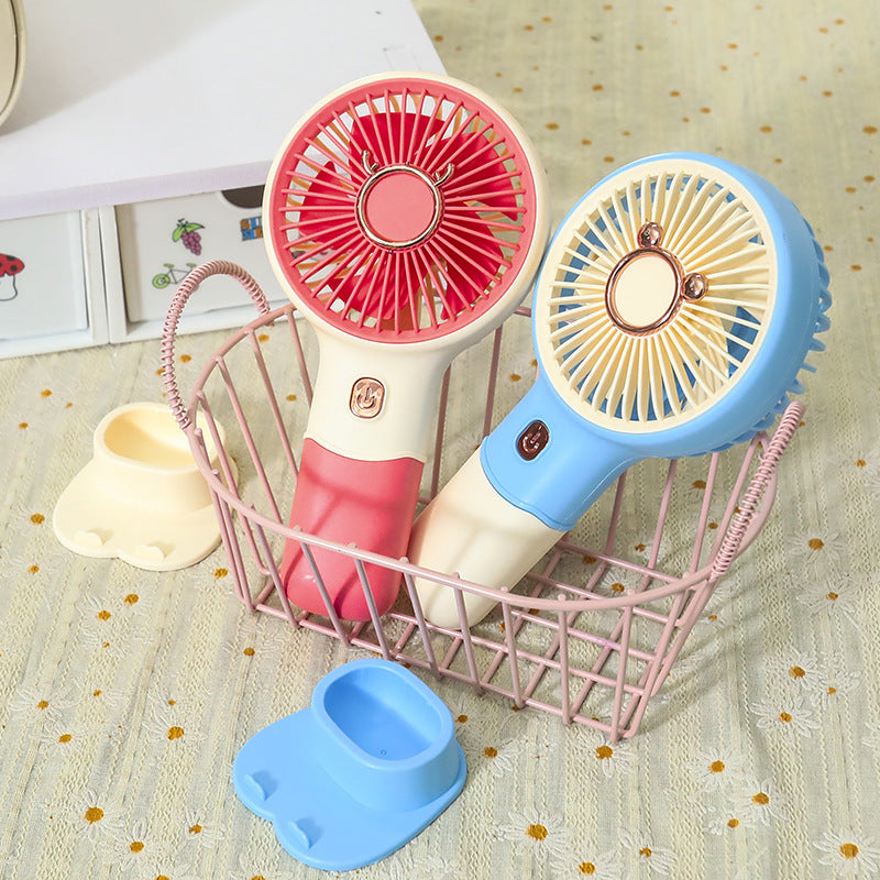 Women Portable Hand Fan with Innovative Animal Design Kalsten