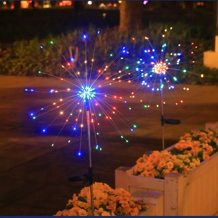 Starburst Solar Garden Stake LED Sparkler Sculpture Kalsten