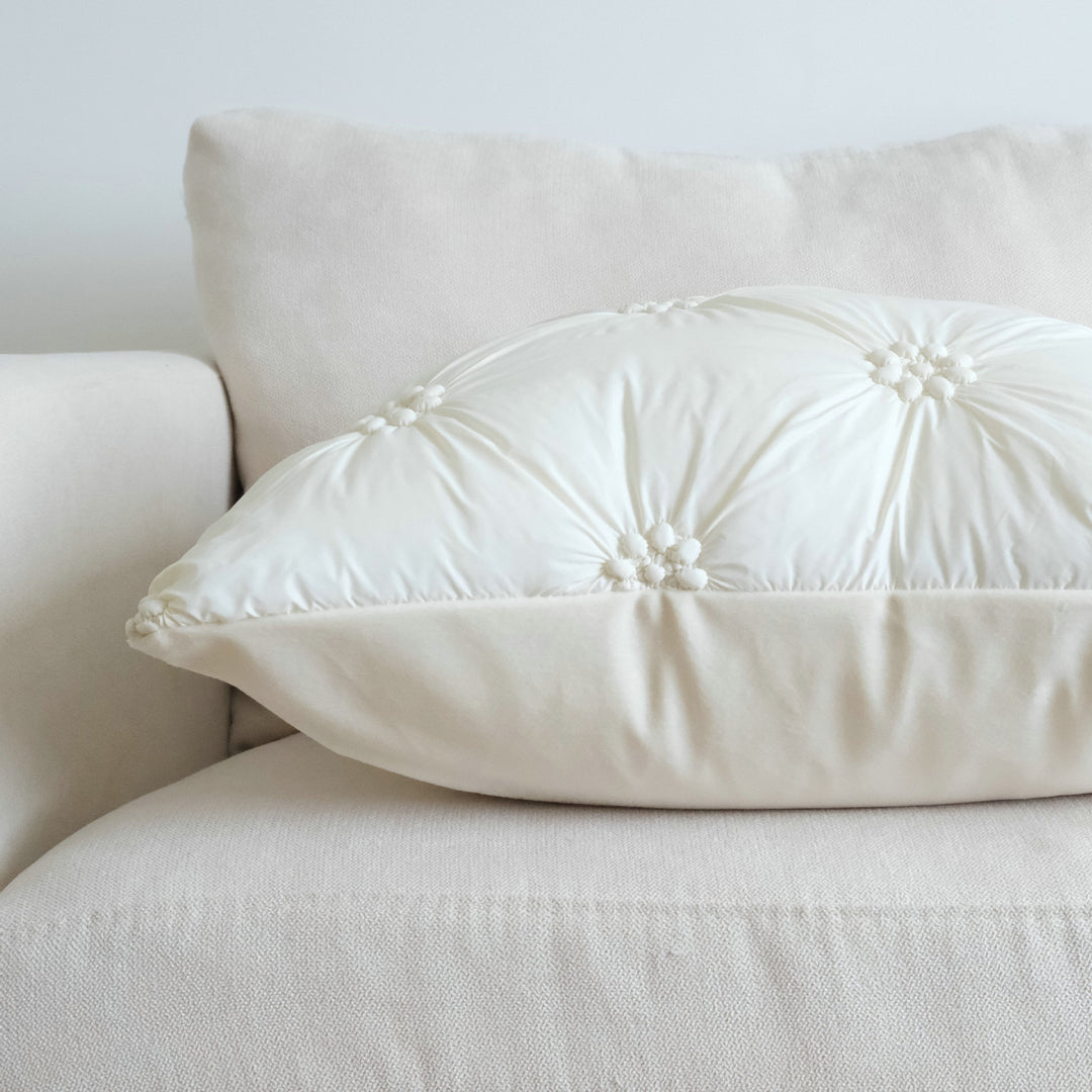 Plush Floral Design Pillow