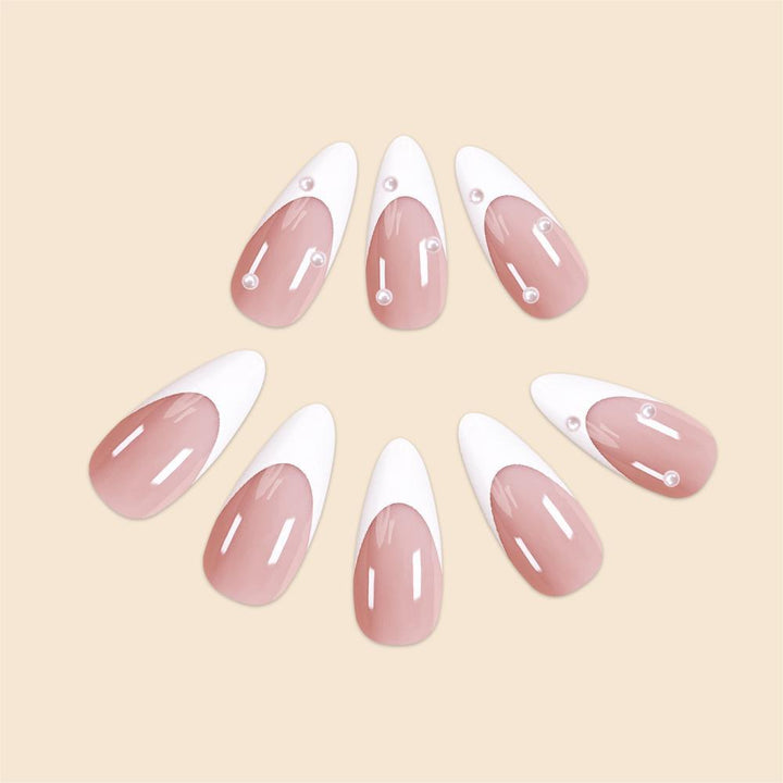 Elegant Press-On Stiletto Nail Art