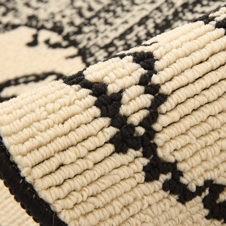 Bohemian Patterned Textured Area Mat