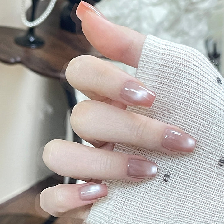 Glossy Natural Finish Press-On Nails Kalsten