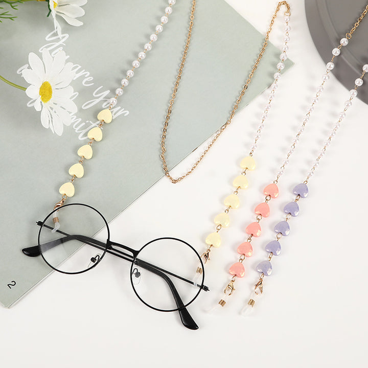 Heart Charm Eyewear Chain Kalsten
