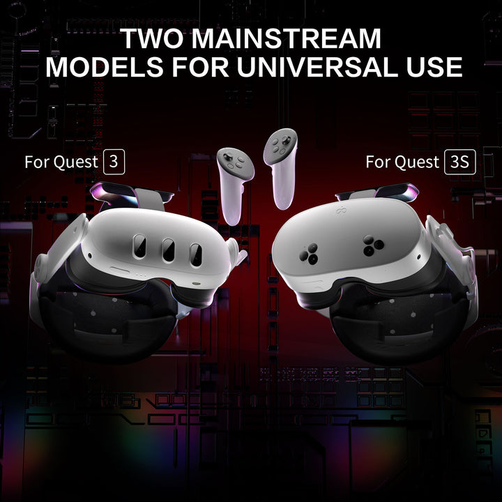 VR-Headset with Adjustable Wearing Comfort and Rgb Led Lighting Kalsten