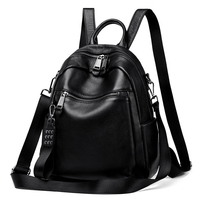 Versatile Multi-Functional Leather Backpack Kalsten