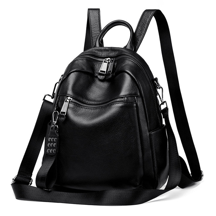 Versatile Multi-Functional Leather Backpack Kalsten
