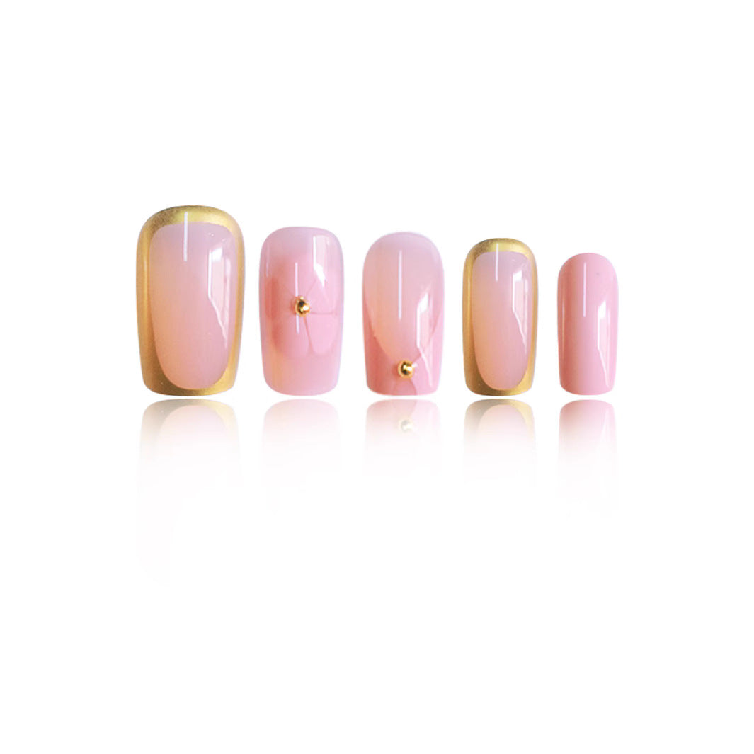Elegant French Tip Press-On Nails Kalsten