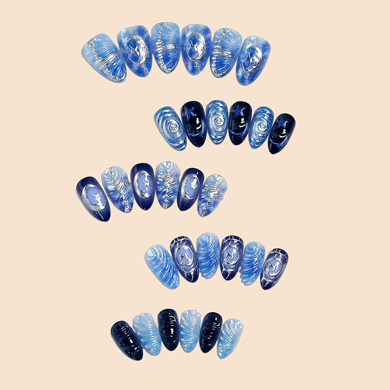 Artistic Galaxy Nail Tips Kalsten