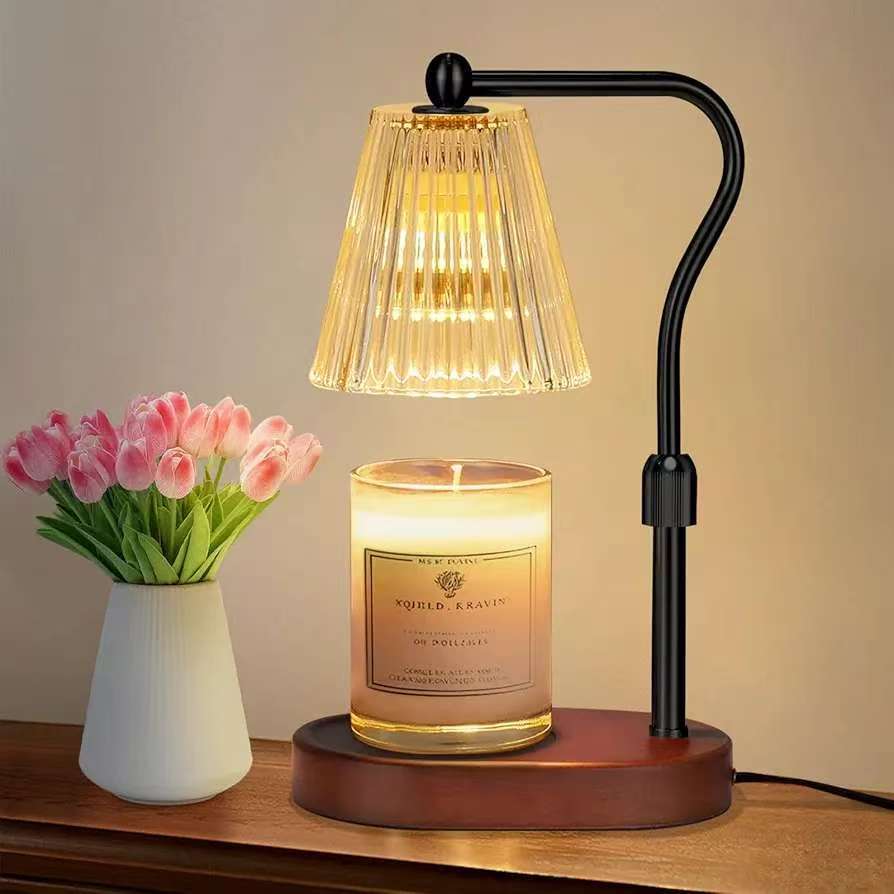 Vintage-Inspired Glass Table Lamp