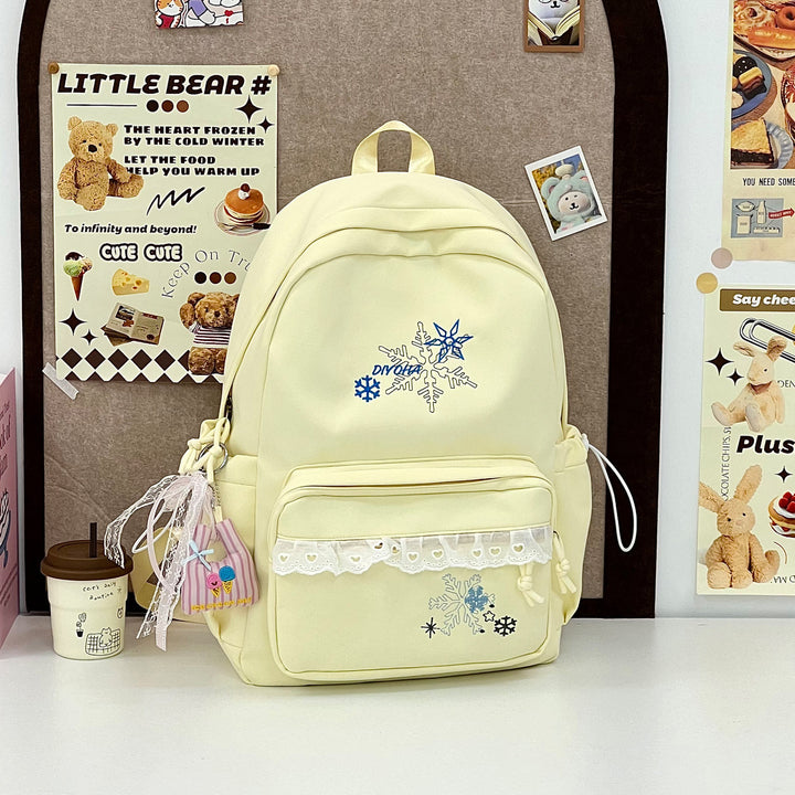Stylish Embroidered Casual Backpack Kalsten