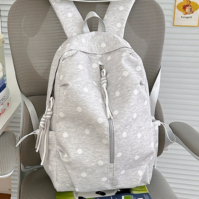 Polka Dot Patterned Casual Backpack Kalsten