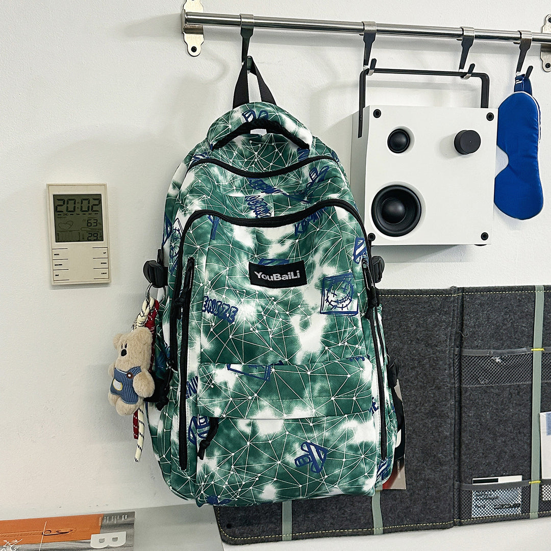 Trendy Patterned Backpack Kalsten