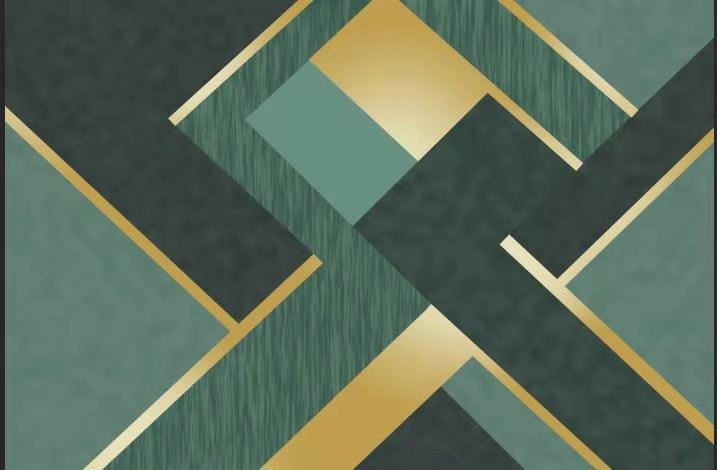 Marble-Patterned Area Rug Kalsten
