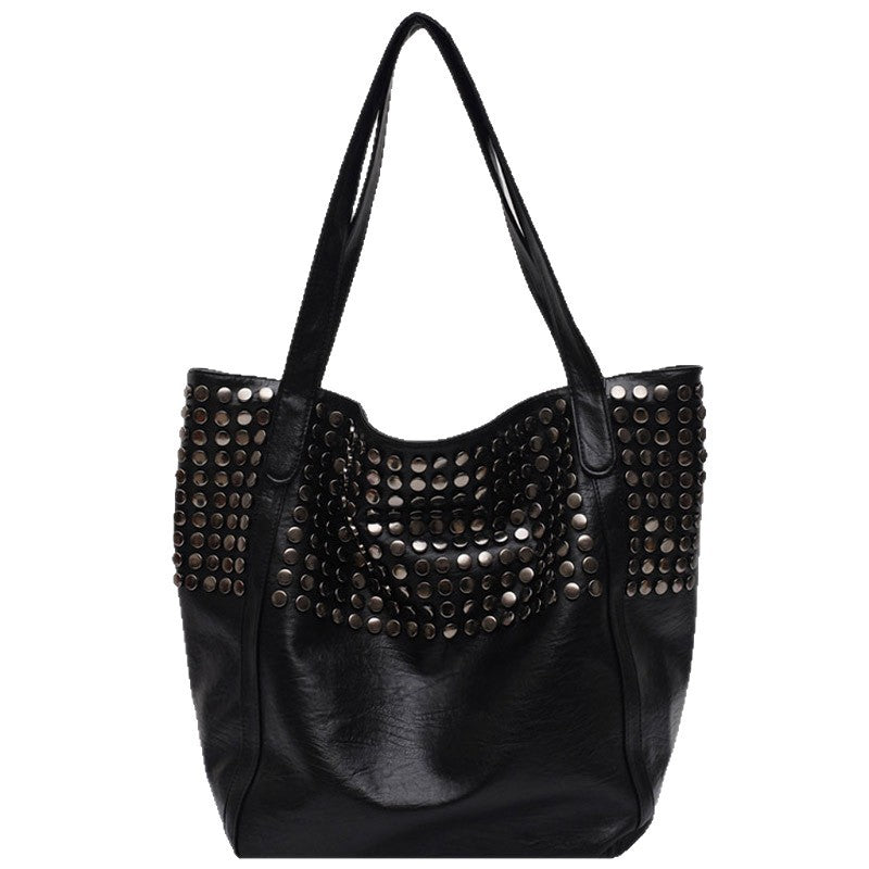 Fashionable shoulder bag with stylish rivet details Kalsten