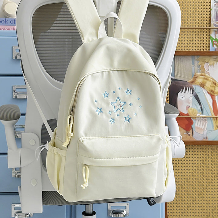 Cute Printed Star-Embellished Backpack Kalsten
