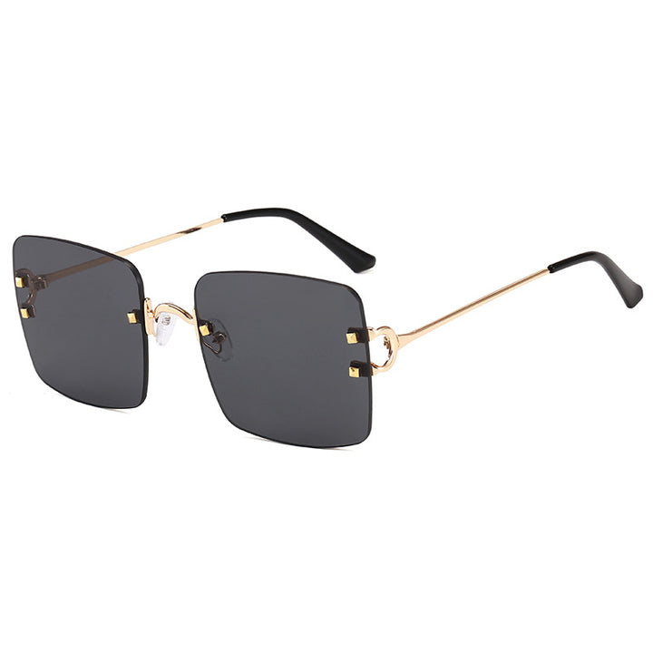 Women square sunglasses with an elegant metal frame and sturdy lenses Kalsten