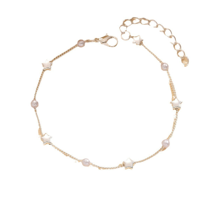 Star and Pearl Anklet Kalsten