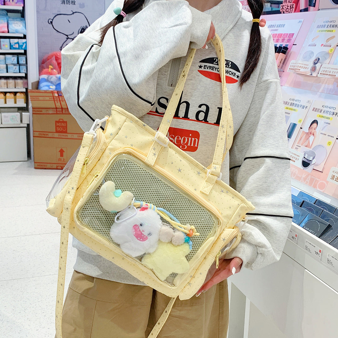 Cute Transparent Organizer Crossbody Bag Kalsten