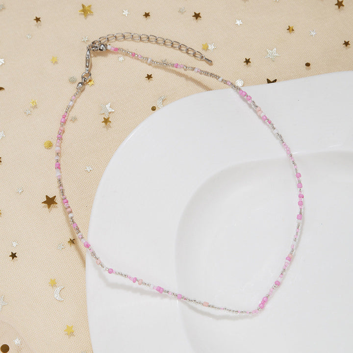 Handcrafted Beaded Choker Necklace Kalsten