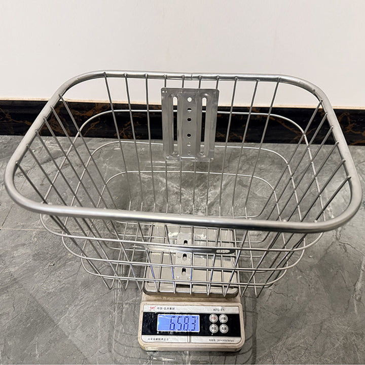 removable steel front bicycle cargo basket with universal mounting bracket Kalsten