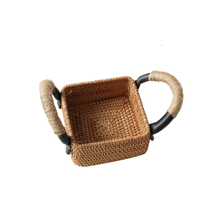 Handcrafted storage basket with sturdy handles Kalsten