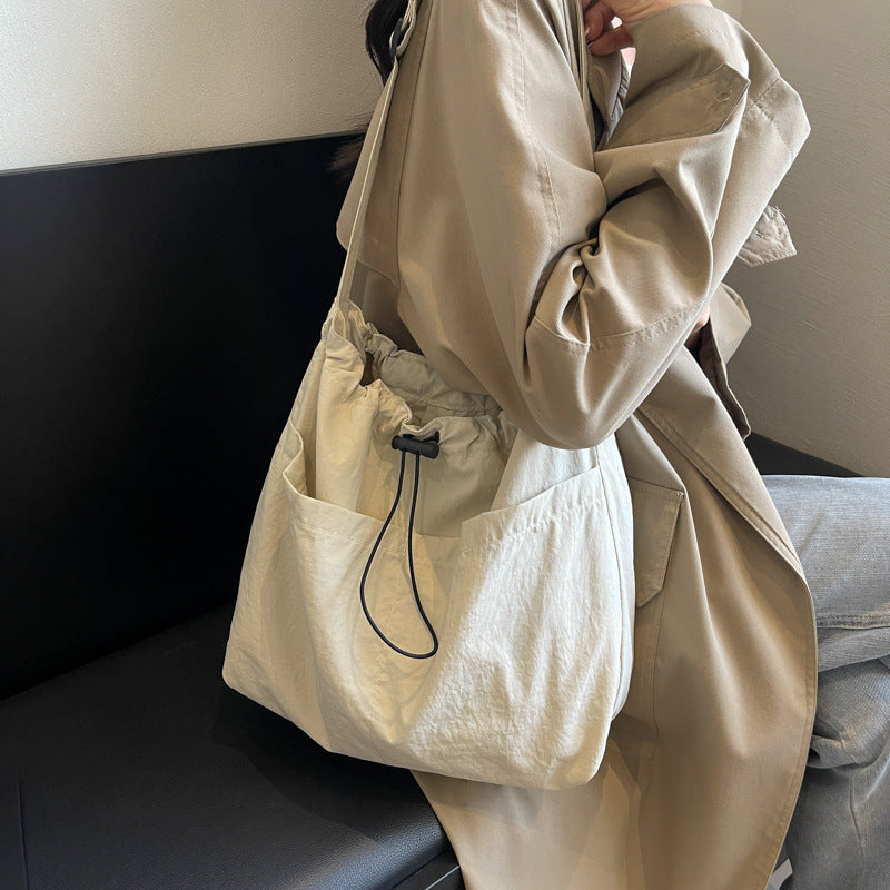 Casual Drawstring Utility Tote