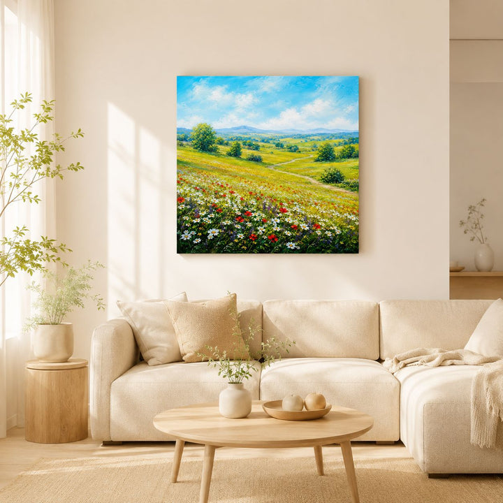 Landscape Floral Canvas Art