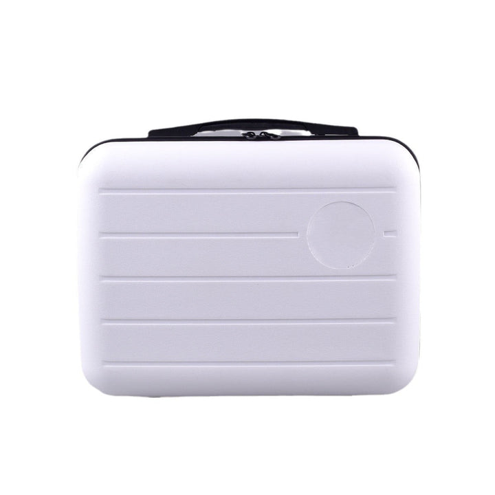 compact hardshell travel carry case with top handle and reinforced ridged shell Kalsten