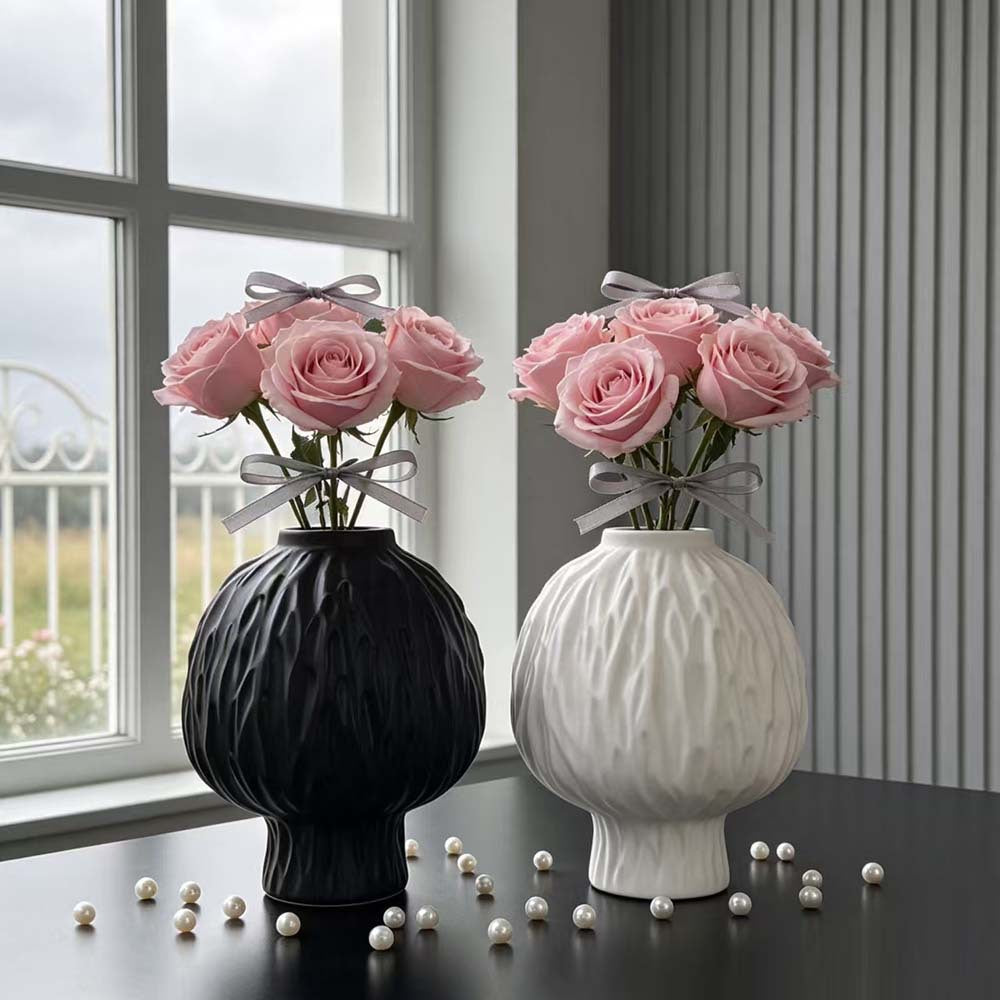 Textured Organic Shaped Decorative Vase Kalsten