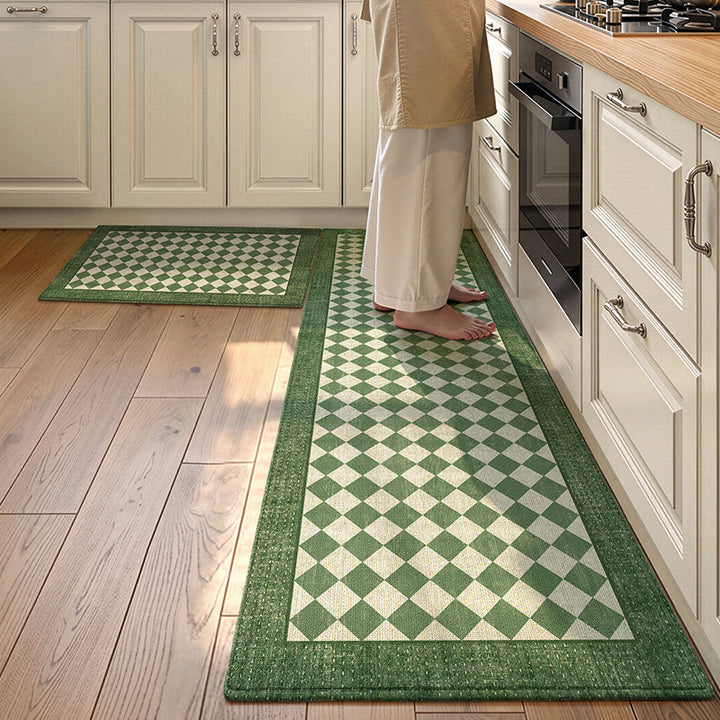 Plaid Pattern Welcome Mat Kalsten